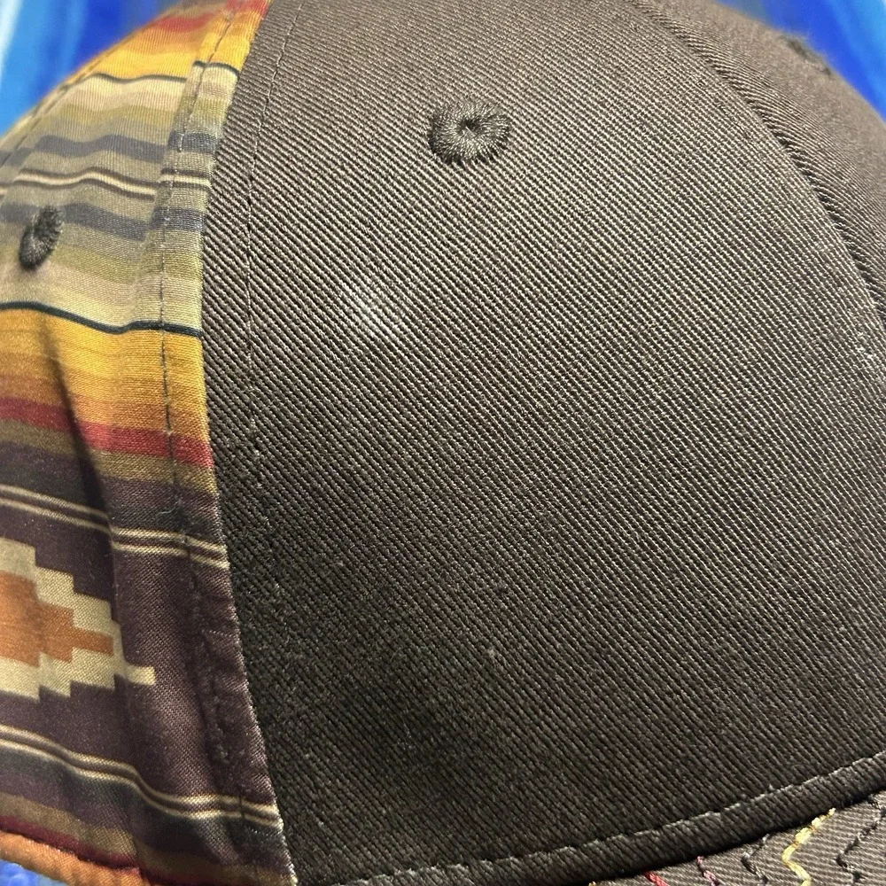 Ariat Ladies Western Brown Aztec Pattern Adjustable Hat Rodeo Ranch Workwear